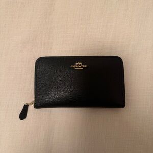 Coach Black and Gold Wallet